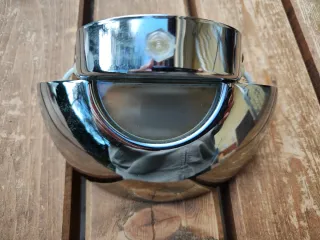 Lampada da parete cromata