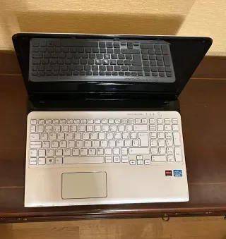 Sony VAIO Portátil Plata y Negro