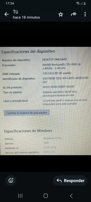 Sony VAIO Portátil Plata y Negro