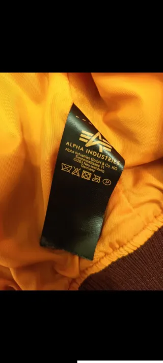 Chaqueta Bomber Alpha Industries Roja para Mujer