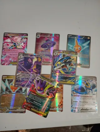 Cartas Pokémon Mega Gengar EX, Empoleon EX, Rotom
