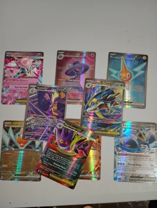 Cartas Pokémon Mega Gengar EX, Empoleon EX, Rotom
