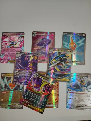 Cartas Pokémon Mega Gengar EX, Empoleon EX, Rotom