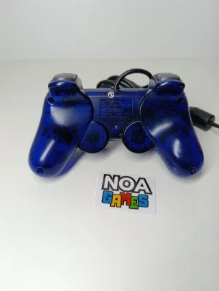 Mando PS2 DualShock 2 Azul Transparente
