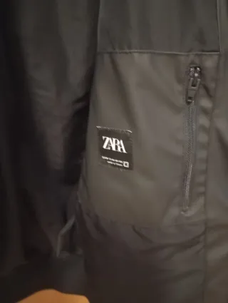 Chaqueta acolchada Zara negra
