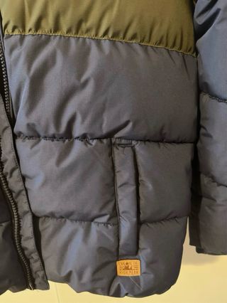 Abrigo niño azul, verde y blanco Talla 14(1,64cm)