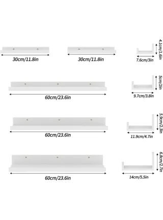 Estantería de Pared Giftgarden 60cm