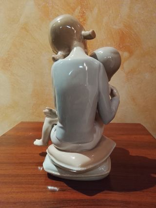 Little Brothers Playing Lladro Rosal Niños jugando