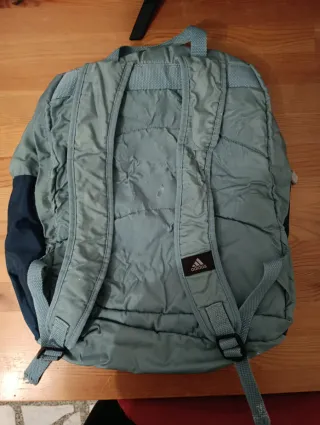 Mochila Adidas Azul y Gris