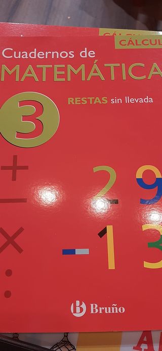 3 Restas sin llevada (Cuadernos De Matematicas)...
