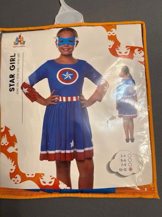 Disfraz Star Girl Talla 10-12 Partilandia