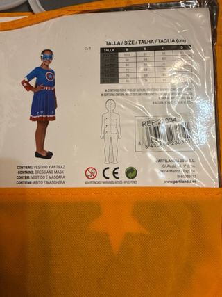 Disfraz Star Girl Talla 10-12 Partilandia