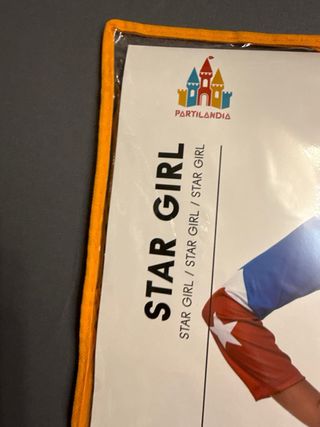 Disfraz Star Girl Talla 10-12 Partilandia