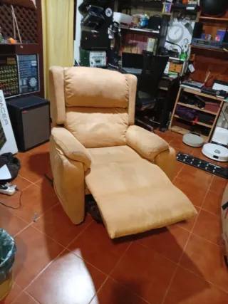 Sillón relax beige como nuevo