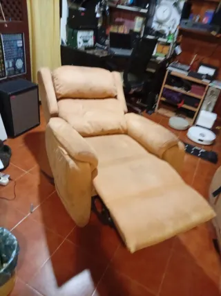 Sillón relax beige como nuevo
