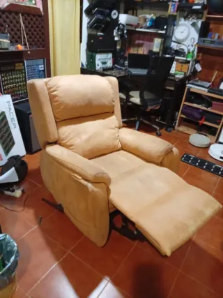 Sillón relax beige como nuevo