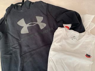 2 Camisetas NIKE + UNDER ARMOUR de Regalo