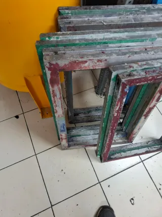 Pantallas de serigrafía metálicas