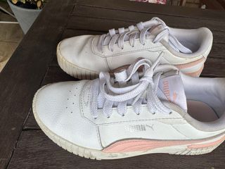 Zapatillas blancas niña Puma