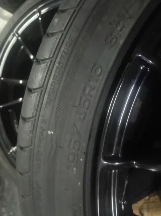 Llantas 4x100 Negras