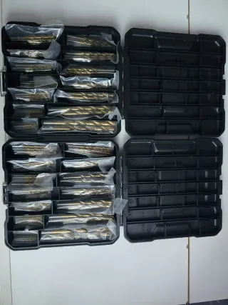 200 punte trapano HSS nuove