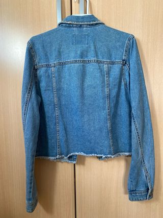 Chaqueta Vaquera Stradivarius Azul Talla S