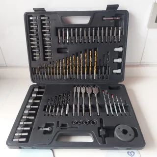 Caja de 101 brocas y taladros JOHN