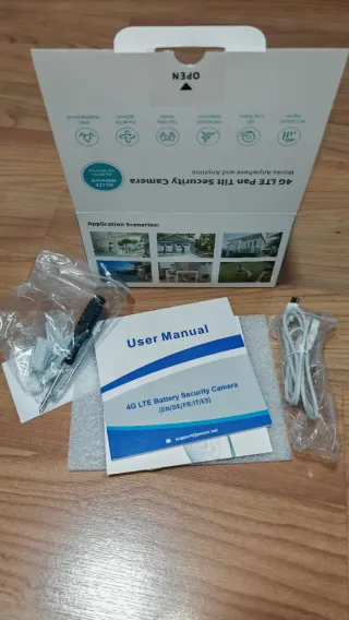 Cámara 4G con tarjeta SIM. NO WIFI