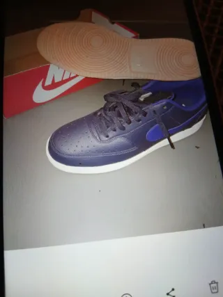 Zapatillas Nike King Azul y Blanco