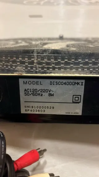 Tocadiscos CEC Profesional Negro