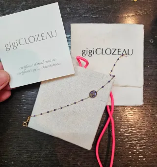 Pulsera Gigi Clozeau Oro Rosa y Lila