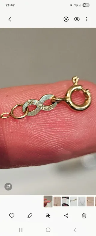 Pulsera Gigi Clozeau Oro Rosa y Lila