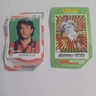 Tessere telefoniche Panini Vieri Telecom