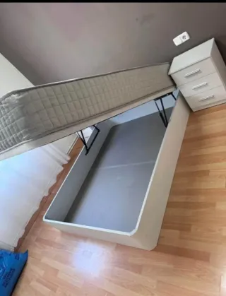 Cama canapé abatible con colchón