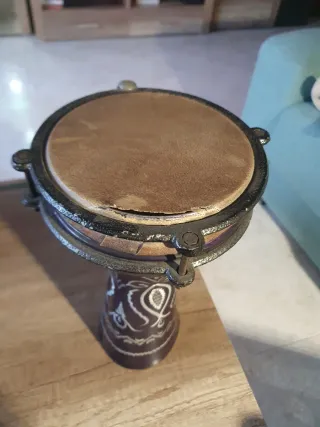 Tambor Darbuka Oriental morado Decorado