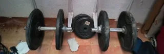 Pesas para gimnasio