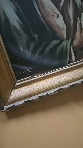 Cuadro Óleo Bodega Alumno Velázquez