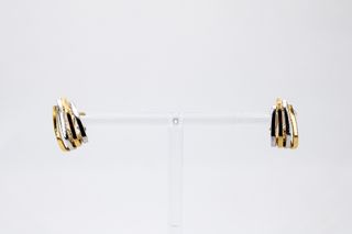 Pendientes Oro Combinado 18k Quickgold