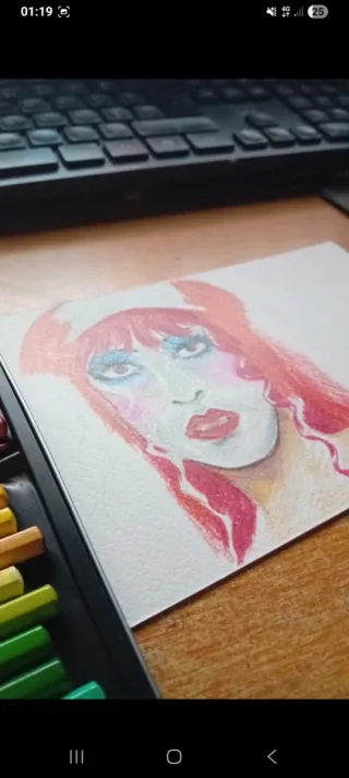 Desenho Lápis de Cor da chappell roan