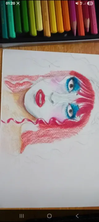 Desenho Lápis de Cor da chappell roan