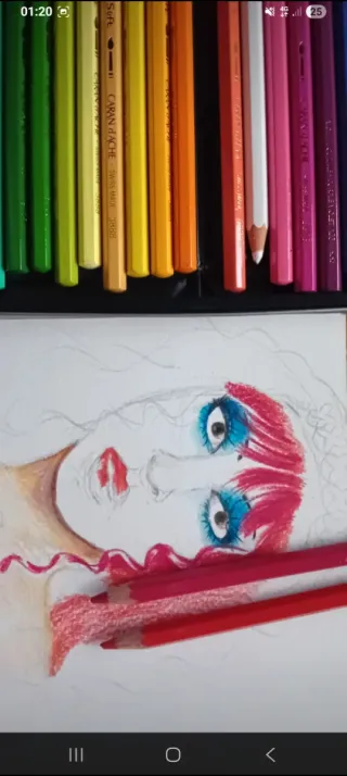 Desenho Lápis de Cor da chappell roan