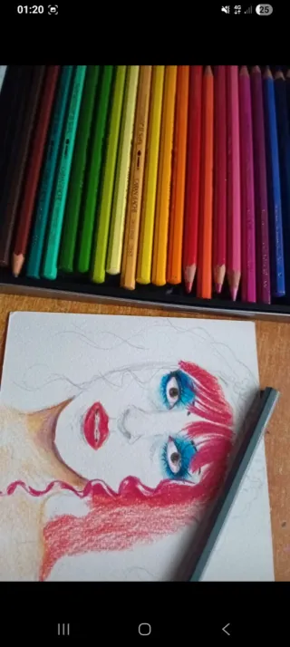 Desenho Lápis de Cor da chappell roan