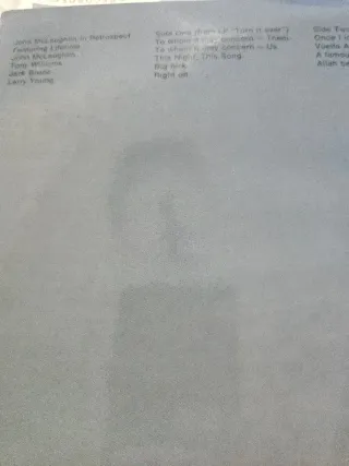 Vinilo doble John McLaughlin Jack bruce