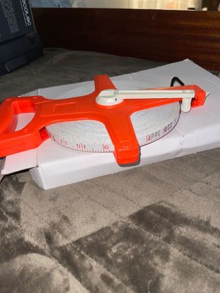 Cinta métrica naranja 100 mtr