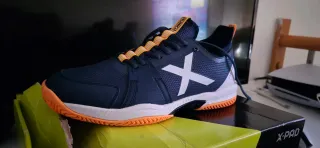 Zapatillas Munich Azul y Naranja