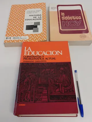 Libros sobre la educación y la didáctica