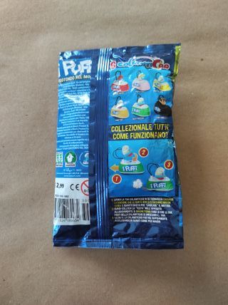 Bustina vintage i puffi calamiticar girotondo