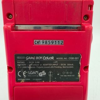 Game Boy Color Rosso