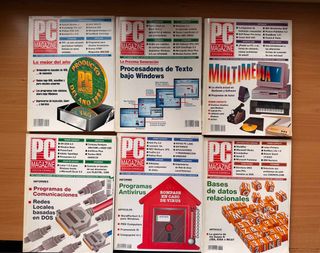 Revistas de informatica PC Magazine años 1991-93