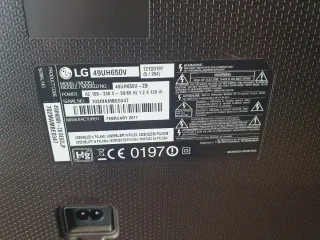 Televisor LG 49 UH650V 4K Plata